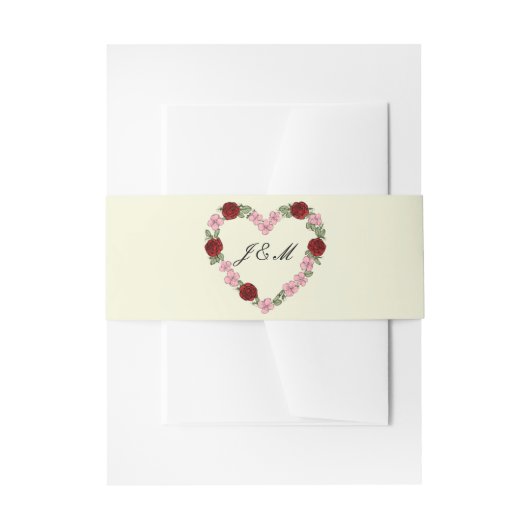 Bandeau De Faire-part mariage champêtre (Devant example)