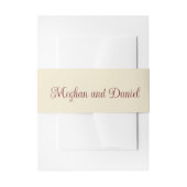 Bandeau De Faire-part Mariage Citrouille d'automne (Devant example)