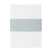 Bandeau De Faire-part Mariage classique bleu muté élégant (Dos Example)