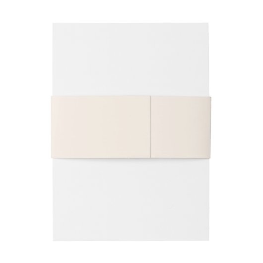 Bandeau De Faire-part Mariage classique neutre de sable (Dos Example)