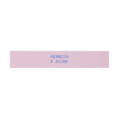 Bandeau De Faire-part Mariage Coloré Moderne (Plat)