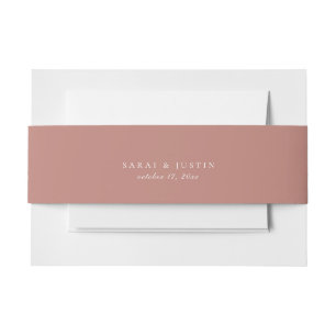 Bandeau De Faire-part Mariage couleur Rose robuste
