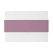Bandeau De Faire-part Mariage couleur violet mauve solide (Dos exemple)