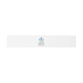 Bandeau De Faire-part Mariage Crocus Bleu (Plat)