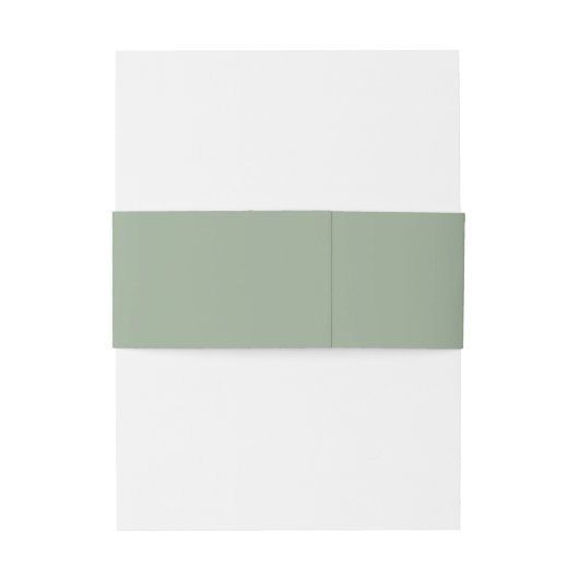 Bandeau De Faire-part Mariage d'Ancres nautiques simple | Sage Green (Dos Example)