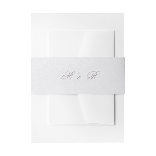 Bandeau De Faire-part Mariage d'aquarelle classique moderne (Devant example)