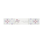 Bandeau De Faire-part Mariage d'aquarelle de porte marocaine tropicale (Plat)