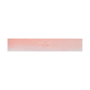 Bandeau De Faire-part mariage d'aquarelle rose