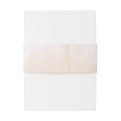 Bandeau De Faire-part Mariage d'aquarelle rose pâle (Dos Example)