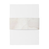 Bandeau De Faire-part Mariage d'aquarelle rustique rétro (Dos Example)