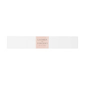 Bandeau De Faire-part Mariage d'aquarelle simple Bellyband (Plat)