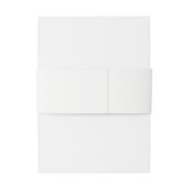 Bandeau De Faire-part Mariage d'aquarelle Sunset Plumeria (Dos Example)