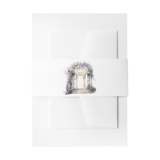 Bandeau De Faire-part Mariage d'arc floral (Devant example)