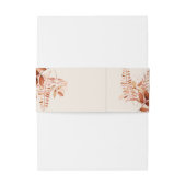 Bandeau De Faire-part Mariage de automne d'automne floral rustique (Dos Example)