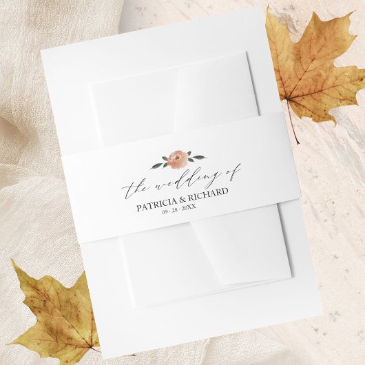 Bandeau De Faire-part Mariage de automne Feuilles d'automne