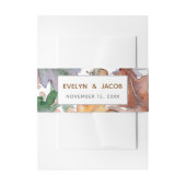 Bandeau De Faire-part Mariage de automne Rustique de champignons aquarel (Devant example)