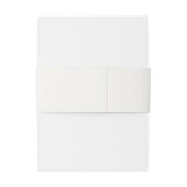 Bandeau De Faire-part Mariage de bande de ventre rose (Dos Example)