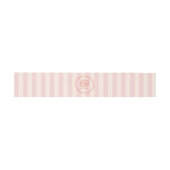 Bandeau De Faire-part Mariage de bande tropicale rose fleur (Plat)