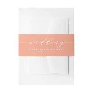 Bandeau De Faire-part Mariage de cache minimaliste