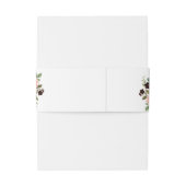 Bandeau De Faire-part Mariage de calligraphie de Bourgogne (Dos Example)