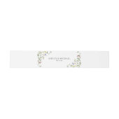 Bandeau De Faire-part Mariage de calligraphie Fleur sauvage moderne (Plat)