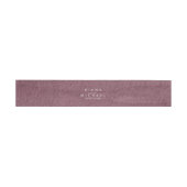 Bandeau De Faire-part Mariage de calligraphie Mauve ID771 (Plat)
