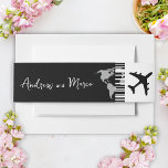 Bandeau De Faire-part Mariage de carte d'embarquement de destination pho<br><div class="desc">Invitation vos invités à votre mariage de destination avec élégants groupes de faire-part de mariage de carte d'embarquement! Ajoutez votre propre photo à ces groupes mariages, ainsi que vos noms. Ce groupe minimaliste de cartes d'embarquement en calligraphie noir et blanc est parfait pour un mariage de destination ou un mariage...</div>