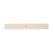Bandeau De Faire-part Mariage de croix chic monogrammé (Plat)