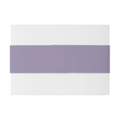 Bandeau De Faire-part Mariage de date personnalisée Lavender Solid (Dos exemple)
