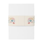 Bandeau De Faire-part Mariage de douche d'anniversaire Fiesta Boho (Dos Example)