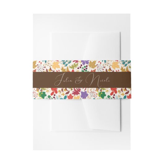 Bandeau De Faire-part Mariage de fleurs de prés pourpre jaune moutarde d (Devant example)