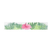 Bandeau De Faire-part Mariage de fleurs florales tropicales (Plat)