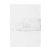 Bandeau De Faire-part Mariage de flocon de neige d'hiver (Dos Example)
