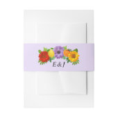 Bandeau De Faire-part Mariage de jardin floral de agrumes (Devant example)