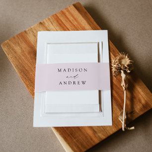 Bandeau De Faire-part Mariage de lavande élégant moderne