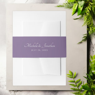 Bandeau De Faire-part Mariage de lavande violette