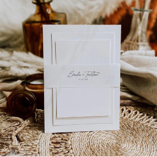 Bandeau De Faire-part Mariage De L'Invitation Bande Belly