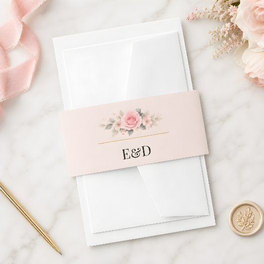 Bandeau De Faire-part Mariage de Luxe Rococo