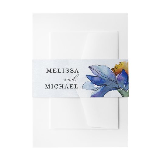 Bandeau De Faire-part Mariage de marguerite moderne violet (Devant example)