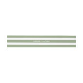 Bandeau De Faire-part Mariage de Motif blanc vert (Plat)
