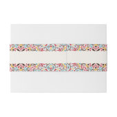 Bandeau De Faire-part Mariage de Motif de mandala géométrique classique (Dos exemple)