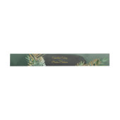 Bandeau De Faire-part Mariage de palme tropical (Plat)