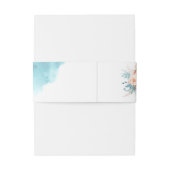 Bandeau De Faire-part Mariage de plage élégant (Dos Example)