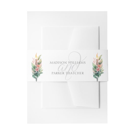 Bandeau De Faire-part Mariage de plage simple (Devant example)