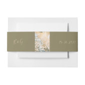 Bandeau De Faire-part Mariage de pré-Fleur sauvage Pastel (Devant Example)