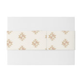 Bandeau De Faire-part Mariage de rangement de couleurs chaudes (Dos exemple)