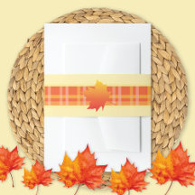 Mariage de ruban Maple Leaf