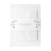 Bandeau De Faire-part Mariage de script botanique moderne Sage Green Arc (Devant example)