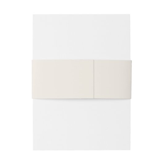 Bandeau De Faire-part Mariage de script de crème personnalisée en terre (Dos Example)