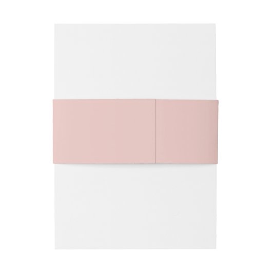 Bandeau De Faire-part Mariage de script moderne Blush Navy (Dos Example)